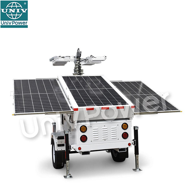 UST-900 Nouvelle énergie solaire gratuite de haute qualité pour l'extérieur à l'aide d'une tour d'éclairage