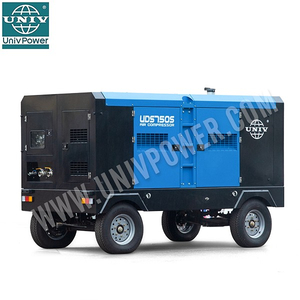 750cfm Factory Vente directe compresseur d'air à vis diesel remorquable pour en plein air en utilisant
