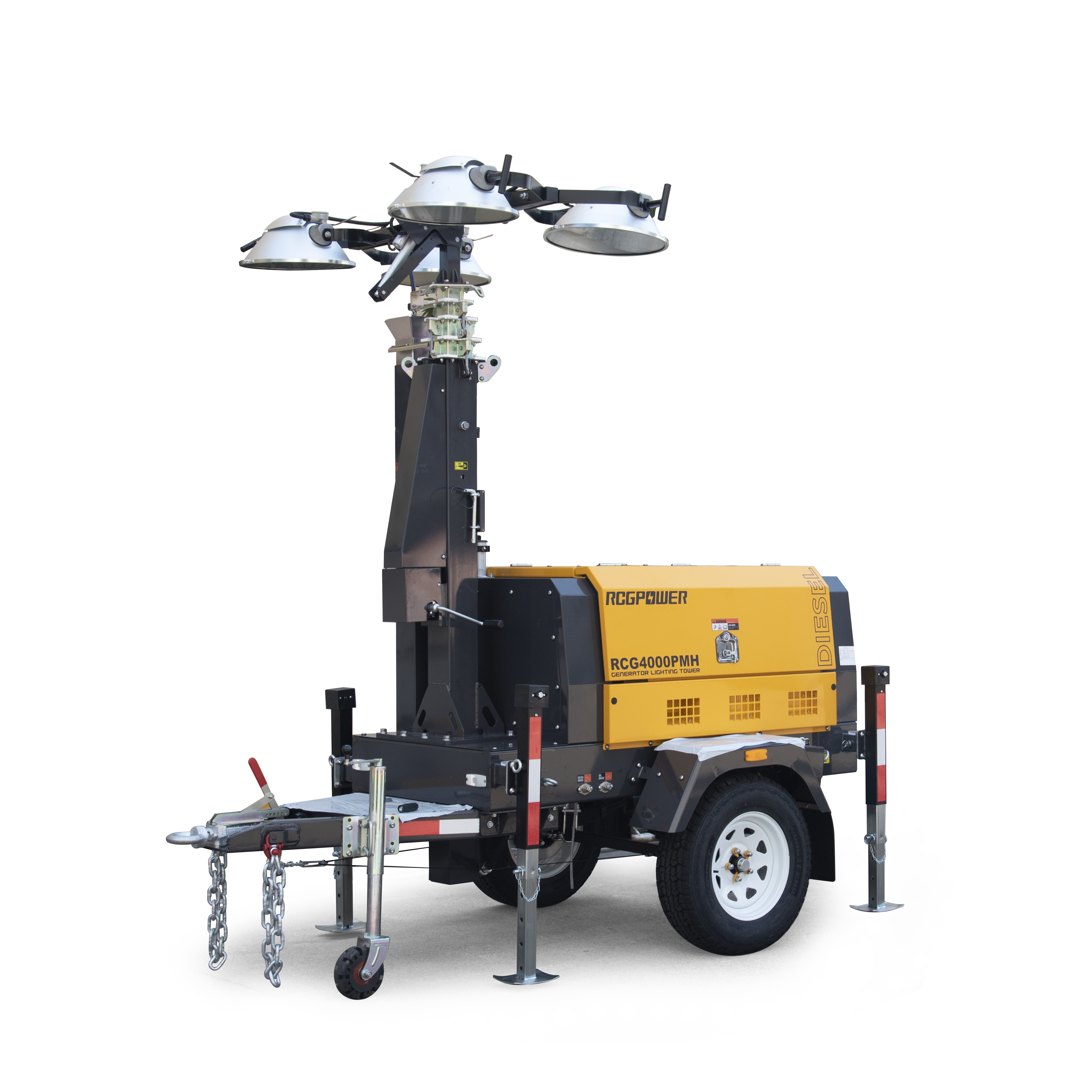 Tour d'éclairage remorable